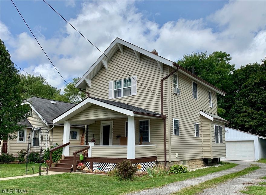 Nicely updated 3 bedroom, 1 bathroom colonial home on quiet, dead-end street in historic Geneva.  Well maintained and tastefully updated.  This home features a full dry basement, spacious front porch, big back yard and large 2 car garage.  Conveniently located in Historic Geneva in close proximity to Lake Erie, Ohio's Wine Country, Geneva-on-the-Lake, Spire Institute, Geneva State Park and Marina, great schools, parks, shopping, dining, medical services and many recreational opportunities.  Quick and easy access to Rt. 90, just east of Lake County and 30 minutes from the east side of Cleveland.  if you're looking for a great turn-key home in wonderful community this is the house for you!