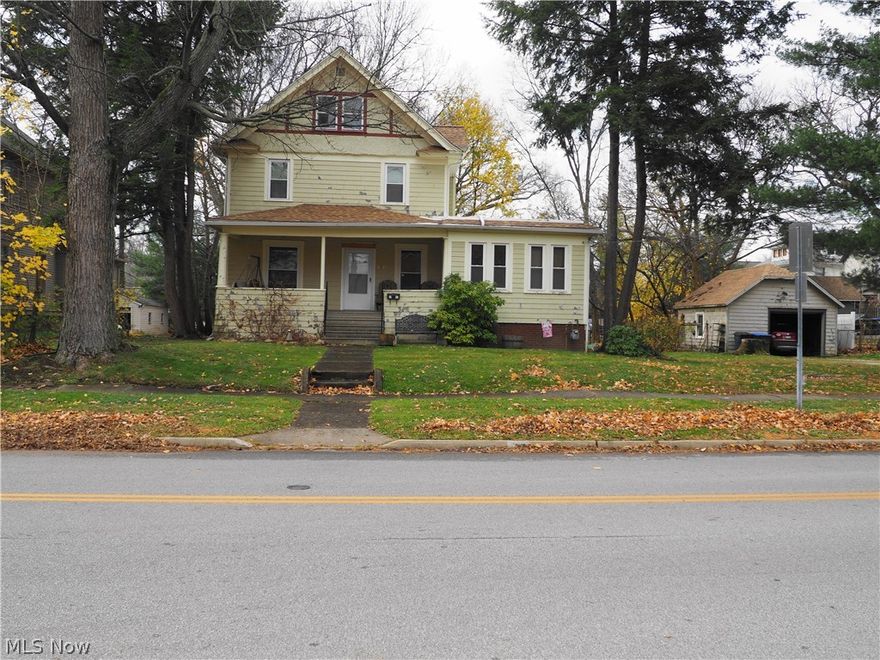 Lot: 100' X 150', Two parcels each lot 50' X 150'   Great potential in this roomy 4 bedroom,  1 1/2 bath home. Newer roof, about 3 years old, Boiler was replaced the last part of 2019. Large inviting front porch for those warm Summer afternoons.