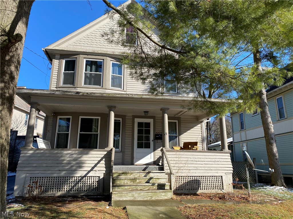 Welcome to 553 Bever Street! This is a beautiful 2.5 story home that boasts 6 bedrooms! This cozy home has many updates and modern finishes, but still preserves some nice original touches. You will appreciate the gorgeous hardwood floors in the living & dining room on the first level with ceramic tile in the large foyer. This quaint home has enough space for everyone! The paved driveway leads to the detached garage with private parking behind the residence. Don't miss your chance to own this charming home with all the amenities that Wooster City has to offer!