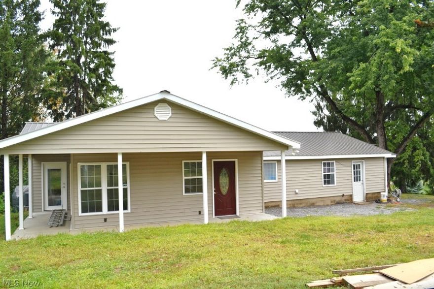 YOU'VE GOT LAND!  So expand, if you wish, into the 3 acres surrounding this 2 BR, 2 bath ranch home. You'll enjoy a spacious and airy Family room, Kitchen and Dining area all open to each other. 30x30 addition with Master BR and master bath, 1st floor laundry and many newer features.