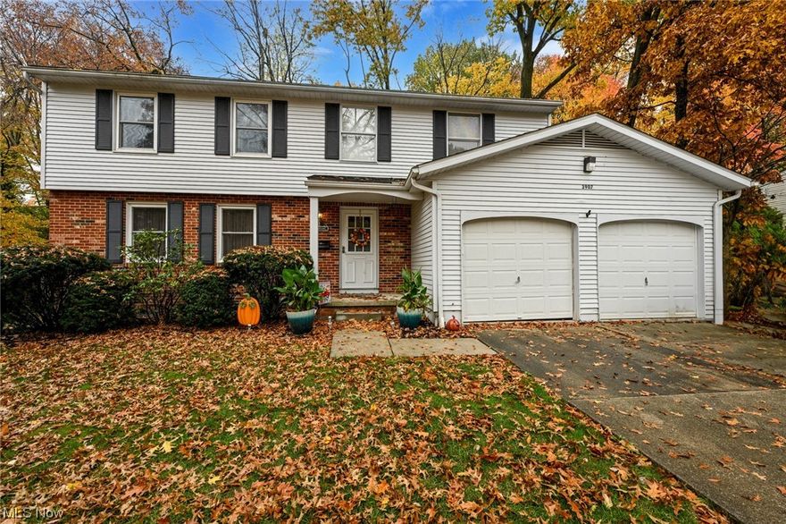 Just in time for the holidays!  This thoughtfully-updated colonial home will be perfect for hosting your whole crew.  Many updates and upgrades for you to enjoy include: New flooring throughout.  Closet doors all replaced. New whole house fan. New lighting throughout. Added overhead lighting and fans in the bedrooms. Updated bathroom vanities. Upgraded to larger baseboards on the main floor.  New countertop and backsplash in the kitchen. Added an exterior sliding door in the dining room.  Additional attic insulation (10"). New heat lamp fixture in Master Bath.  Replaced many of the windows and added all new window coverings.  Nest thermostat. Two Trex decks with new railings.  Concrete patio, too!  And wait until you experience the loveliness of the backyard. It stretches all the way back to a public path behind the property which leads to SKIP Park for a quick trip to the playground.  You may also find deer relaxing among your trees!  Contact your favorite Realtor for a showing and make this lovely house your home!