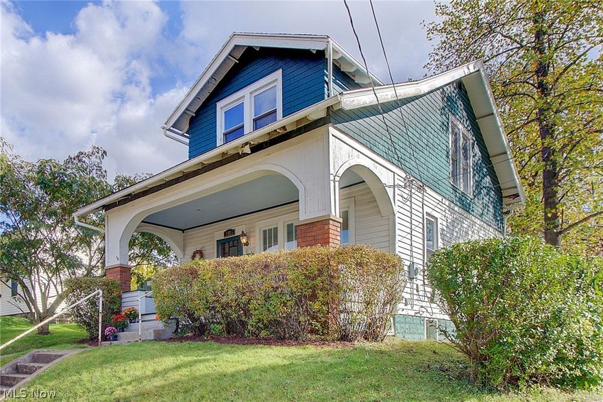 Cute 2 bedroom home in the Charm historic district. Spacious living room with carpet leads into a large open kitchen with eat in dining area. Right off the kitchen is a half bath convenient for company. Upstairs a full bath and two great sized bedrooms complete the space. Nice clean basement which leads to garage with opener. Deck perfect for entertaining.