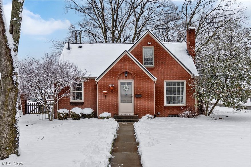 Charming brick bungalow and so well maintained. Fully applianced updated Kitchen open to Dining area, formal Living Room and 1st floor Family Room addition. Two Bedrooms and a bath on 1st floor and huge Bedroom with bath on 2nd floor. Newer 2 car detached garage, new roof and skylights Nov. 22, water heater 2021, central air 2021. Located so conveniently to everything in town!