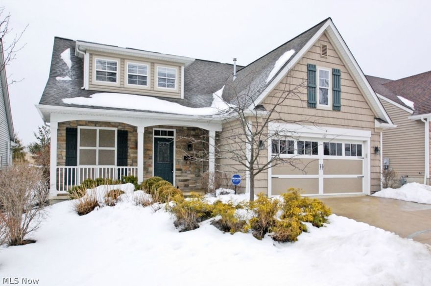 This is truly a unique opportunity for a beautiful home that is just steps from the Metroparks in Berea. Step into 102 Trailhead off the front porch and the Fourier opens into an enormous two story family room with a fireplace and sliding glass door out to a wrap around deck. The kitchen offers plenty of sold maple cabinetry, corian counters, tile flooring and a large eating area. There is also a formal dining room off the kitchen. The other side of the living area on the first floor leads into the master suite offering a second fireplace and a private back deck entrance. There is a dressing/vanity area that leads in to the full bath with separate large soaking tub and shower areas. Upstairs the second and third bedrooms are split by a hallway over looking the family room with a full bath and separate vanity area. There is also a small office upstairs as well.  The basement is unfinished but is absolutely huge at 1,562 square feet. It also offers an 8.5 foot ceiling height.  This home