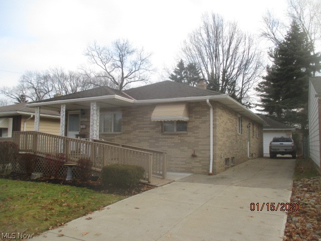 Very large- over 2,800 square feet total- well maintained brick ranch with Full finished basement. The kitchen on main floor is eat-in and there is a large living room and dining room for additional entertaining.There is a 2nd kitchen in the lower level as well as a huge family room (47x13) that is finished. The family room runs the entire length of the home and is perfect for entertaining. There are 3 Full bathrooms- 2 on the main level and 1 below. The home is larger than most in the area and the bedrooms are a very nicely sized with hard wood flooring. The garage is over-sized and has an additional panel for taller vehicles. There is an additional pad to park a 3rd vehicle or for a trailer etc. Hot water tank was replaced in 2018. Furnace is newer and has a/c. There is a staircase up for additional storage through out the attic on both the home and garage. Garage has a heat. Home features a disability ramp for those needing assistance. Schedule your showing today.