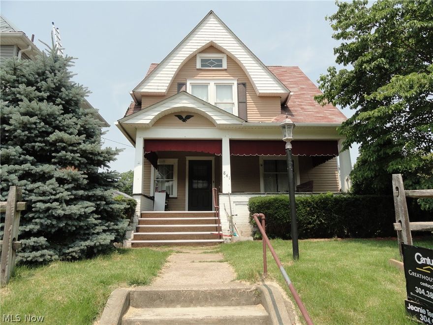 3-4 Bedroom home w/3 baths (one on each level), newer bamboo floors in lower level.  Home features some nice original character & convenient built in's. Owners converted main fl formal Dining Rm into a main fl Bedroom/small dining area that could be changed back.  Detached single car garage in rear. Relax on the covered front porch.