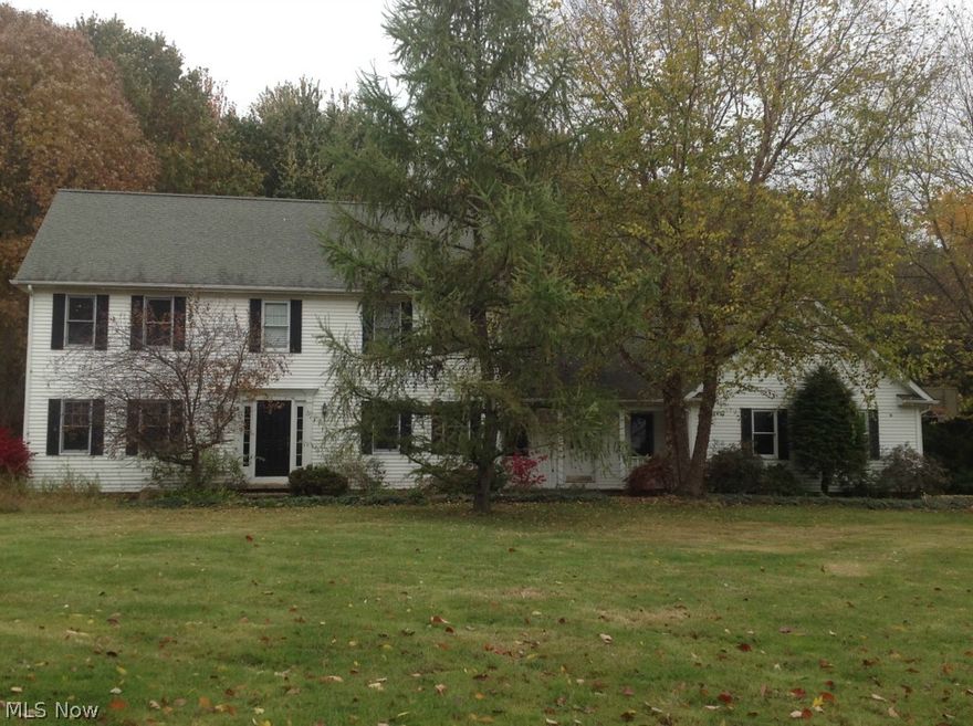 Beautiful 4 bedroom 2.5 bathroom home on 3 acres for rent in Bainbridge. Spacious eat-in kitchen with newer appliances, family room with fireplace, living room,dining room, 1st floor office and finished basement. All 4 bedrooms are upstairs with additional full bath & glamour master bath. Central air, 2 car attached garage, gazebo, deck, large park-like backyard, Kenston Schools, available short term, month by month, or 1 year lease. Lease purchase considered. Pets OK with additional $250 deposit.