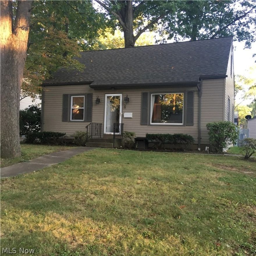 Beautiful 4 bedroom Cape Cod with many updates completed 2010-2012 (New roof, vinyl siding, windows, glass block in basement, central air, furnace, water tank, garage door and chain link fence).  Basement waterproofed and sump pump added April 2016.  This gorgeous home has newer appliances and is wired for an alarm system including but not limited to door censors and glass break detectors.  Play set stays!!