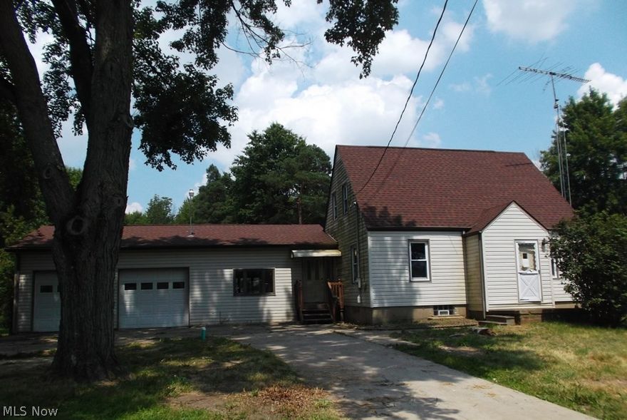 Two parcels included with this 3 bedroom 1 full bath home totaling over 3.5 acres.  Family room with wood burning stove, two car attached garage and patio are the features of this home.  Priced to sell!  To be Sold AS IS - No Disclosures - Room sizes are approximate and not guaranteed - Seller will NOT pay for any inspections - Condition of any appliances are not warranted - Pre-Approval required with all financed offers - Verification of funds required with all cash offers. Buyer or buyers agent responsible to for due diligence, inquiry of all property information and property suitability for intended use.
