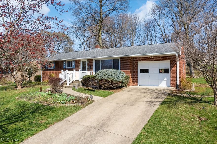 This 3 bedroom brick NW Massillon ranch is ready for new ownership! With updated vinyl windows, hardwood floors and neutral paint throughout. The prrimary bedroom features double closet doors. Two additional bedrooms on the main floor both generous in size with full bathroom with tub/shower combo. What sets this home apart is the large additional great room/home office, etc. with sliding doors overlooking the back deck and large private lot, the perfect place to entertain! The unfinished basement awaits your creativity with laundry, updated HVAC and hot water tank. One car attached garage. Located on a spacious private lot with close proximity to parks, shopping and downtown, this will be a property you will feel proud to call home!