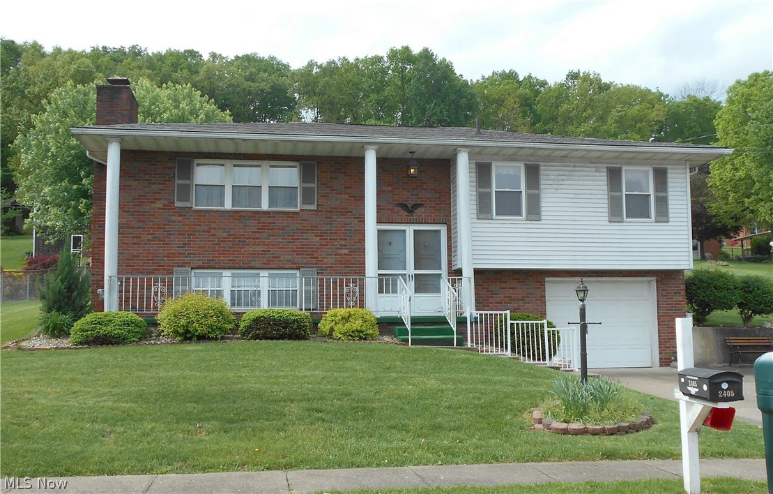 Super cute split-level, brick & vinyl home in South Parkersburg. Freshly painted interior, newer roof and windows & all appliances stay are just a few of the perks of this move-in ready home. Spacious kitchen/dining room combination with a 13x10 sun room off of the dining area is perfect for enjoying the peaceful back yard. The master bedroom offers a 6x6 walk-in closet & a private half bath. The lower level offers large rec room with wood burning fireplace, storage & laundry room, and a half bath. Outside features include storage building, front porch & has been nicely landscaped around the whole house...this home shows real pride of ownership.