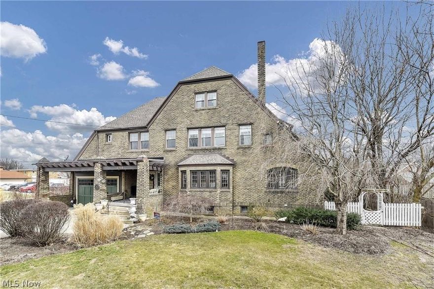 CLASSIC/UPDATED/OPEN 6 BED, 5.1 BA BRICK TUDOR W/ 1ST FLR OWN SUITE, TALL FINISH LL W/ FP AND 4884 S.F. ON LG PRO LANDSCAPE LOT MIN 2 EVERYTHING: I-62 AND 1-77: PIONEER BIKE & HIKE TRAIL; MALONE COLLEGE; MIDDLE BRANCH TRAIL/GERVASI STATION TRAILHEAD BIKE & HIKE TRAIL(S) 2 GERVASI WINERY (2+ MILE WALK!); VETERANS DOG PARK & MEADOWLAKE GOLF & SWIM. BUILT BY MARK HAMBLETON B4 ROARING 20’S WHEN EVERYTHING WAS LG/GRAND/BUILT-TO-LAST!! HOME FEATURE INVITE FOYER; HUGE HW GREAT RM W/ VINTAGE LIGHT & DISTINCT/DEEP PUB-INSPIRE WB FP W/ DECOR MANTEL; XL GOURMET EAT-IN KIT W/ VINTAGE-LOOK GLASS CABINET & DOVE-TAIL DRAWER/OVAL 4-PERS BREAK BAR/DUAL PANTRY/DOUBLE OVEN/DUAL GARBAGE DISPOSAL/COMM GRADE FRIG & FREEZER; SWING SERVICE DR 2 HW DINE RM W/ GORGEOUS VIEWS OF REAR YD--BI-FOLD FRENCH DRS W/ BEVEL GLASS DIVIDE IT FROM GREAT RM & SLIM ITALIAN-STYLE FRENCH DRS 2 BK PORCH; IDENTICAL SLIM ITALIAN-STYLE DRS OFF GRT RM LEAD TO MULTI-WINDOW OFFICE/4-SEASON/CONVERSATION RM; HALF BA. UPSTAIRS INC 3 LG BEDS W/ DEEP CLOSETS, 3 FULL BA & ADD’L LIVE QUARTERS W/ 2 BEDS ON 3RD FLR W/ 5TH FULL BA. COZY FRNT-LEFT PORCH, LG MAJESTIC STONE-COVER FRNT PORCH & TRANQUIL STONE-COVER REAR PORCH 4 UR EARLY A.M. COFFEES/ENTERTAINMENT/NIGHT CAPS. PERFECT SIDE COURTYARD W/ PICKET FENCE & SWING TRELACE GATE. ZONED RESIDENTIAL/COMMERCIAL. PRIOR BED & BREAKFAST (B & B) & ART GALLERY. ALL 3 FLRS HAVE FULL BA. 1ST & LL ALL HAVE LAUNDRY. HOME ON LOCAL & NAT’L HISTORICAL REGISTERS. MAKE THIS BEAUTIFUL HOME YOURS TODAY!