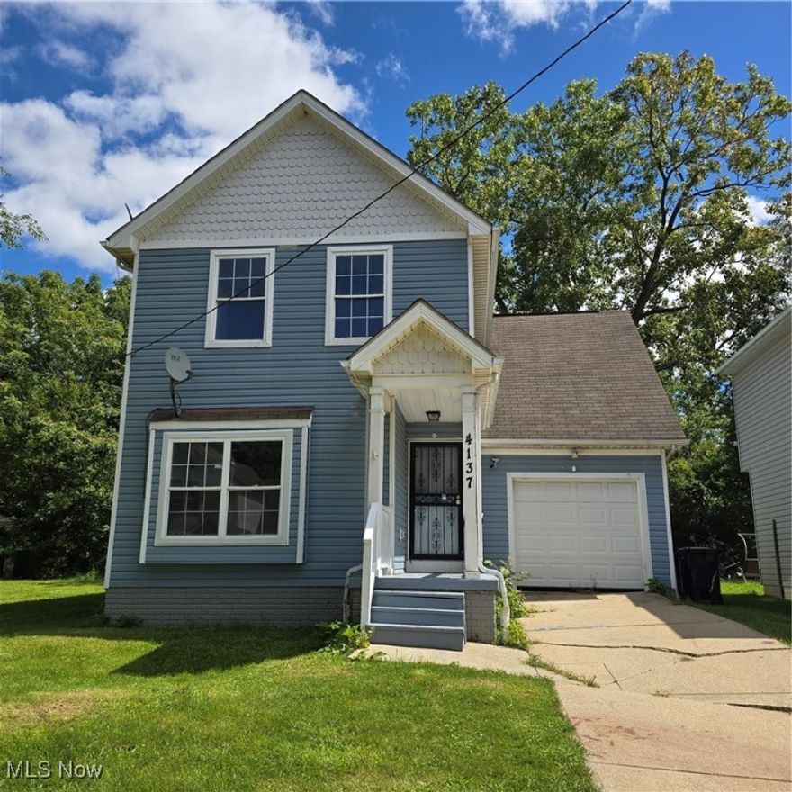 A very nice newer four-bedroom colonial!!! 1.5 baths!!! 1-car attached garage!!! Built in 1996!!! No lead paint issues!!!  On a dead-end street!!! Very nice and newer!!! Just painted and the carpet cleaned!!! Ceiling fans throughout!!! Please don't miss out!!!! Vacant and easy to show!!! Alarm system!!! One year warranty!!!
