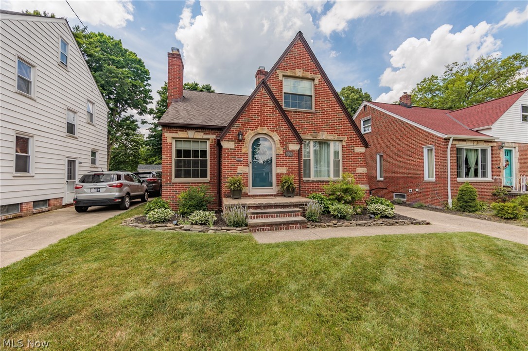 A remarkable all brick cape cod in Fairview Park. This lovely home features 3 bedrooms, and 2 full baths. The entire second floor consists of a huge master suite, including a bonus room and large closet. A large living room has natural wood floors and a fireplace. The updated kitchen leads to a formal dining room with natural wood floors. There is a 2 car garage, wonderful stamped patio, and a completely fenced (2021) yard with a wood privacy fence. A partially finished basement has a family room, and a rec room with fireplace. This home features updated vinyl windows, ample storage, and so much more.