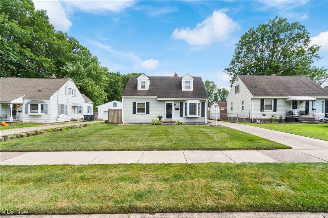 Welcome to 720 Ina Ave in Akron—located on a quiet dead-end street, this well-maintained home offers charm, space, and convenience. With approx. 1,200 sq ft, this 3-bedroom, 1.5-bath home is both cozy and functional. The main floor features a bright living room with a large bay window and an adjoining eat-in kitchen with ample cabinet space, a dining area, and sliding glass doors leading to the backyard. Two spacious bedrooms and a full bath are located on the first floor.
Upstairs, you'll find a private owner’s suite with built-in storage, generous closet space, and a convenient half bath. The lower level offers a laundry room, utility space, and potential to be finished for added living or recreation space. The fully fenced backyard includes a covered patio—perfect for relaxing or entertaining outdoors.
Additional features include vinyl siding and windows, an oversized 1-car garage, and updates such as furnace (2019), hot water tank (2019), and roof (2004-2005). This property combines comfort and practicality in a desirable Akron location—schedule your showing today!