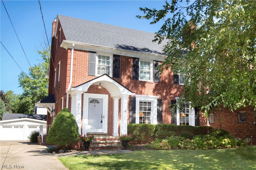 Honey Stop the Car at this All Brick Beach Cliff II Colonial Home...on one of River's prettiest streets!  Enjoy the open floorplan which includes an updated kitchen with breakfast bar.  Plus a walk-in pantry (or convert it to a mudroom!) Spacious 1st floor family room with Volume ceilings, skylights and wide plank vinyl flooring 2021. 1st floor full bath. Formal Living and Dining rooms with original hardwood floors. 3 spacious bedrooms on 2nd floor plus Teen suite with bathroom on 3rd! Great closets throughout! New Furnace 2021. Roof approximately 2012. Newer vinyl windows throughout. Lower level includes Recreation room with an additional storage/workout/homeschool/hobby room. Interior painted Agreeable Gray 2021. Wonderful location! Quick Bike to Lake Erie (Private Wagar & Parklawn Beach privileges), Elmwood Park, and shops. Just 15 minutes to CLE Airport and Downtown. 1st Class Rocky River Schools. Homestead is $303.52 per half (not added back in). Wonderful opportunity to enjoy all