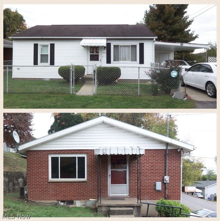 TWO PROPERTIES IN ONE!!  ***Proven Income Producing Property****  Well maintained one owner 3 bedroom, 2 bath ranch on fenced lot. Private in-law suite or artist studio addition, carport parking on a dead-end street. Live in as-is or update as desired. Additionally,  located behind the property at 801 21st Street is a brick 2 bedroom 1 bath, 576 sq ft two car garage apartment built in 1970 by the current owner,  that has been renting for $745/month tenant was paying own utilities. The tenant has moved out and the unit is vacant, needs a little paint but could be ready to rent immediately. Live in one and rent the other and offset your own living expenses!!!