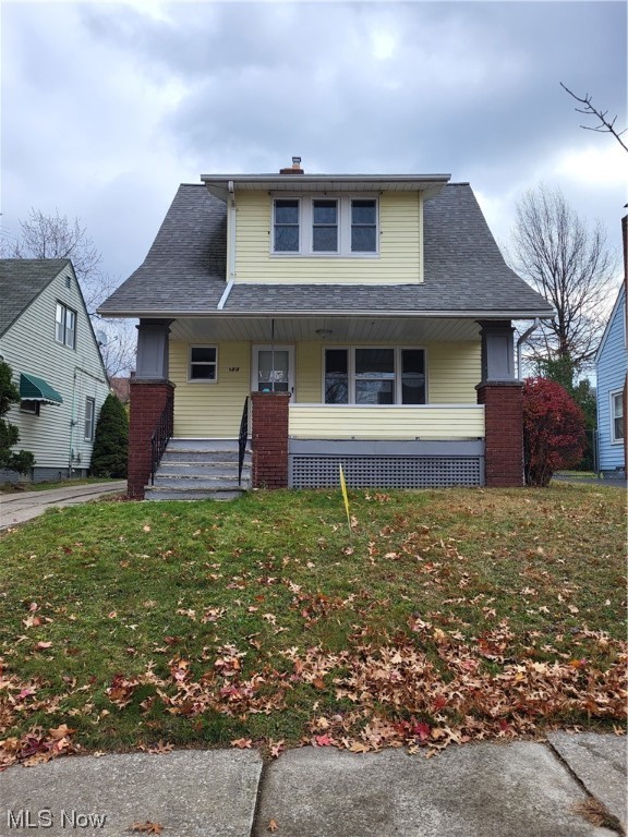 Welcome to this wonderful 2 bedroom, 1 bath Cape Cod. This property is fully updated. Great investment opportunity in Cleveland Heights! The main level offers a charming living room area with fireplace, dining room area, updated kitchen with breakfast nook and hardwood floors! Second level offers 2 bedrooms, closet space, updated full bathroom and hardwood floors! Dry basement, new hot water tank, new and updated electrical and central air unit! New plumbing! New garage! Roof 10 years- Large front porch area, paved driveway, nice sized yard! This will not last long! Contact today to see or with questions. Contact me today!