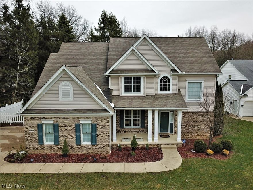 Click my link above to see the 3D video of this stunning colonial nestled on a quiet lot with a pond, on a cul-de-sac street. This could be your little slice of paradise after a stressful day! This beautiful home boasts a two story great room with lots of windows and natural light!  The eat in kitchen leads to an enclosed sunroom that overlooks the pond.  There is a patio off one side of the sunroom and a deck off the other. The home does have a bedroom on the first floor and a full bathroom as a potential guest of in-law suite!  Laundry is also on the first floor!  Upstairs includes 3 more bedrooms with one being a spacious master suite.  The open hallway over looks the beautiful great room! Downstairs in the basement is yet more finished space and features a warm family room.  Tons of extra storage in two separate storage rooms.  This beauty should be a must see for someone wanting architectural pleasing features as curved entryways, etc.
There is no sign in the yard.