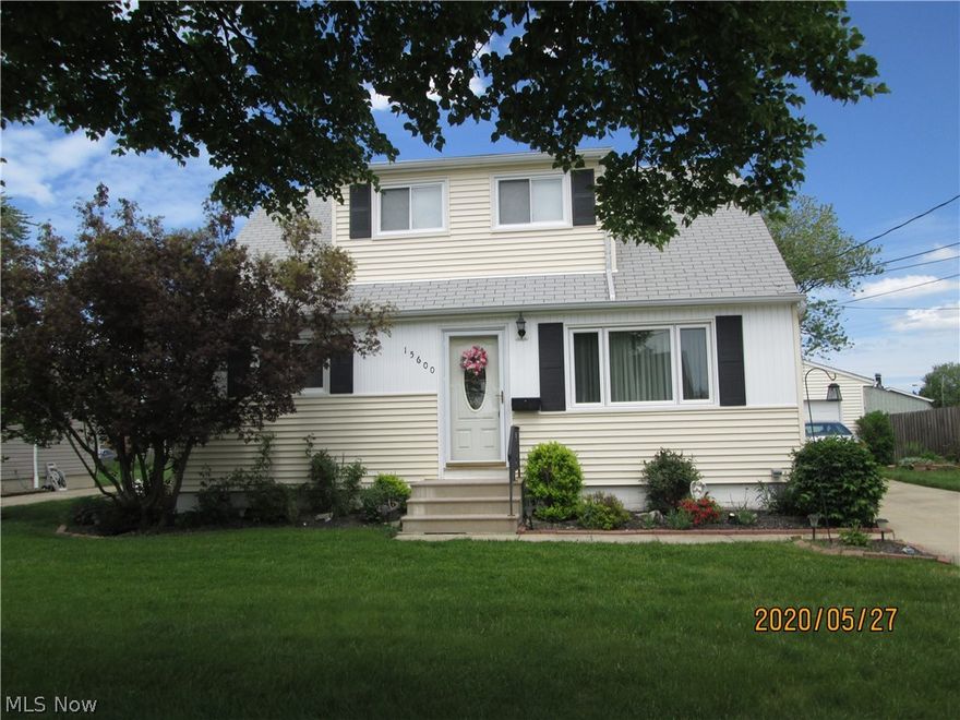 Welcome to this three-bedroom, one bath home with an added sunroom to the kitchen looking at a beautiful yard on a well-kept block. Gorgeous hardwood floors are under existing newer carpeting in the living room and first-floor bedrooms. The bedroom upstairs is huge and ready for your finishes, suitable for division into a large bedroom/home office combo. The kitchen has a new black granite and comes with all appliances. Washer and dryer hookups on the main floor and basement, which is fully electric and ready for your final touches to make as your own. Newer two-car garage. This is an estate sale with an out-of-town executor looking to sell as-is.