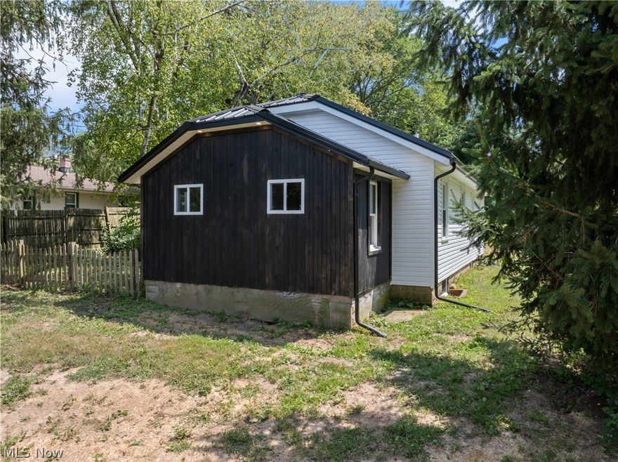 Cozy country property with numerous updates and move in ready. New kitchen, bathroom, updated floorplan, roof, siding, ALL new windows, doors, mouldings, floors and fixtures. The home features a dining and living room. Outside, enjoy a huge backyard surrounded by mature trees. This property is low maintenance, a short drive to town yet gives you the privacy of living in the country.