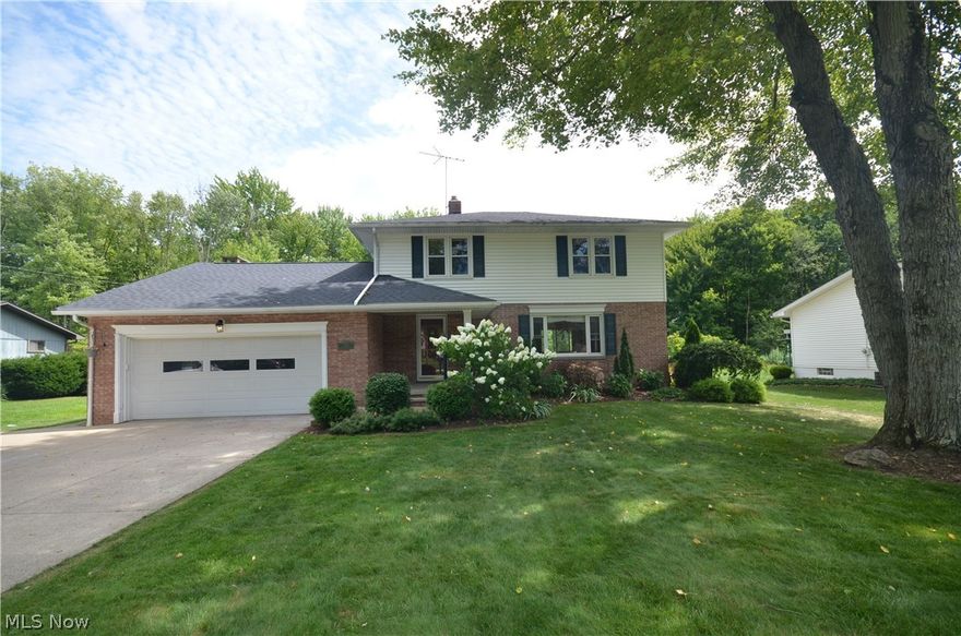 Tallmadge Colonial featuring 4 Beds, 2 Full Baths, 2 Car Garage, Fully Fenced in Backyard, 2 Decks and a POOL just waiting for you to use the rest of Summer!!  Entering the Front Door you are welcomed in the Family Room which leads you to the Kitchen or the Dining Room.  The Dining Room gives you direct access to the main Deck off the back as well as open access to the Fully Applianced Kitchen.  Down the hall is a 1st Floor Full Bath along with the Living Room with a Gas Fireplace.  Off the Living Room is another access point to the Backyard.  Upstairs you will find all 4 nicely sized Bedrooms and another Full Bath.  Currently the Basement is unfinished offering great Storage, but could easily be finished off for extra Living Space if so desired.  The exterior of this property could just be the tipping point - starting with great Curb Appeal as you pull into the large Driveway.  You can walk around back into the Fully Fenced in Yard that offers a great Pool setup with an attached Deck, a small Patio area along with a main deck off the house.  There is also a storage shed just on the other side of the fence.  This is a great home that you will want to get set up today!