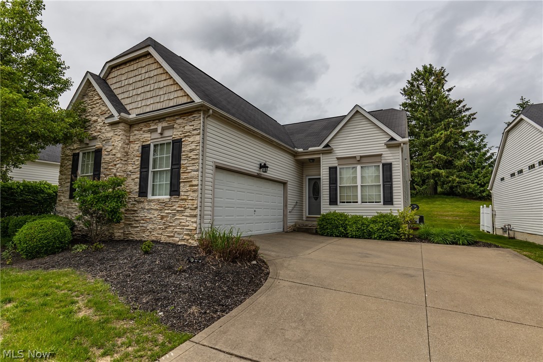 An amazing cluster home that is part of Brook Hollow Reserve located in Monteville Township and part of Medina School District. This home features a master suite with an attached bathroom on the main floor as well as a second bedroom and additional full bathroom. Also included is a first-floor laundry/mudroom area off of the garage. The kitchen is spacious with an island and plenty of cabinets, vaulted ceilings and visibility into the dining and living areas. The basement is partially finished with a full bathroom and a possible third bedroom. The unfished side allows plenty of room for storage.