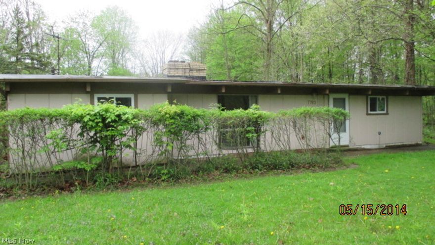 Great investment opportunity! This property sits on over an acre lot. Property has 1,725 sq ft, 4 spacious bedrooms and 2 bedrooms. Kitchen has plenty of storage in wood cabinets. Enclosed rear patio overlooks wooded lot. Property also included oversized 3 car garage! Must see! Schedule your showing today!