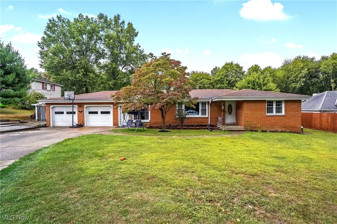 Welcome home! This 3 bedroom brick ranch sits just outside of town in Salem School District and has plenty to offer both inside and out. The main floor features a large living room with a fireplace, hardwood floors, and a bright sunroom overlooking the backyard. A separate family room gives you even more space to spread out. The finished basement was previously used as an additional bedroom and storage, but it also includes a spacious rec room/entertainment area and a laundry room. Recent updates include fresh paint throughout, updated bathrooms, a new front window, new A/C, new washer and dryer, and a new dishwasher. Outside, you'll find a large backyard with a storage shed, outbuilding, and a 2-car garage-great for storage, hobbies, or projects. If you're looking for a home that combines space, updates, and a great location, this is the one. Schedule your private showing today!