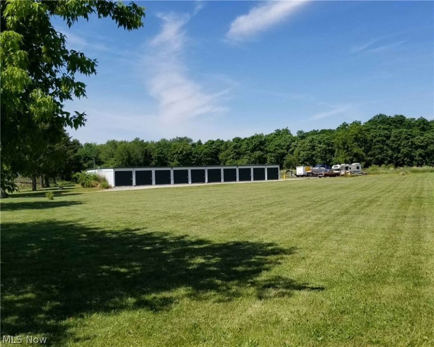 Storage units fully occupied and rented. More room to build on the same parcel or the next parcel over. Great with heavy traffic and good visibility.