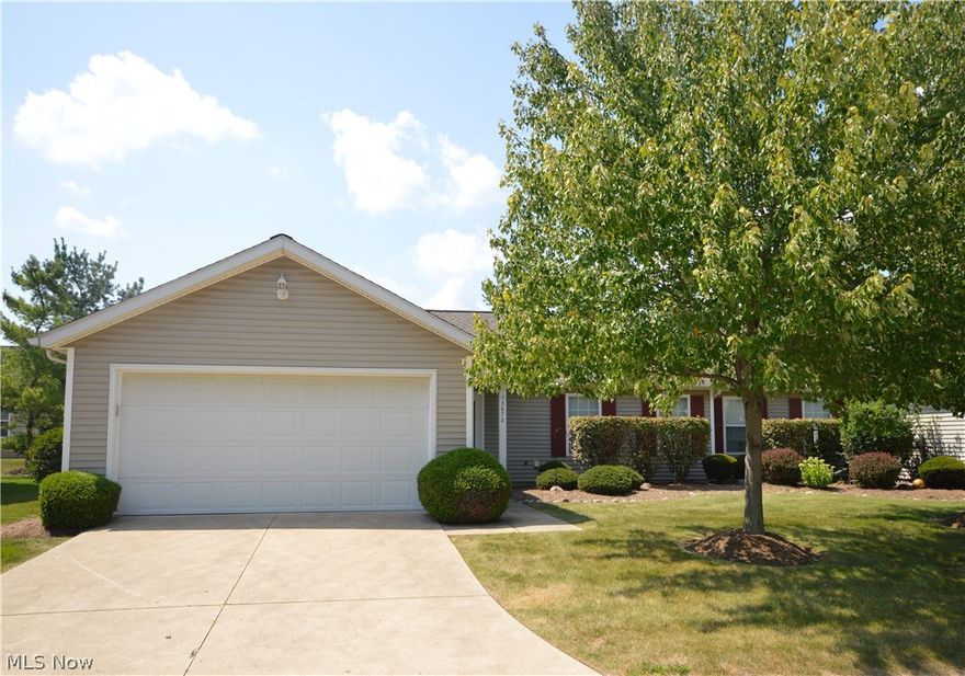 Make this beautiful Cluster Home Ranch yours! Great development... awesome lot. The Home features two bedrooms, two full baths, eat in kitchen with an upgraded bay window knock out offering additional space. Gas fireplace in family room. Separate utility room. Roof was replaced in 2015, furnace and air replaced 2016. All appliances stay. Monthly maintenance fee of 218.90 also covers the exterior of the home which is priceless. Pet restrictions, some furniture available for purchase.