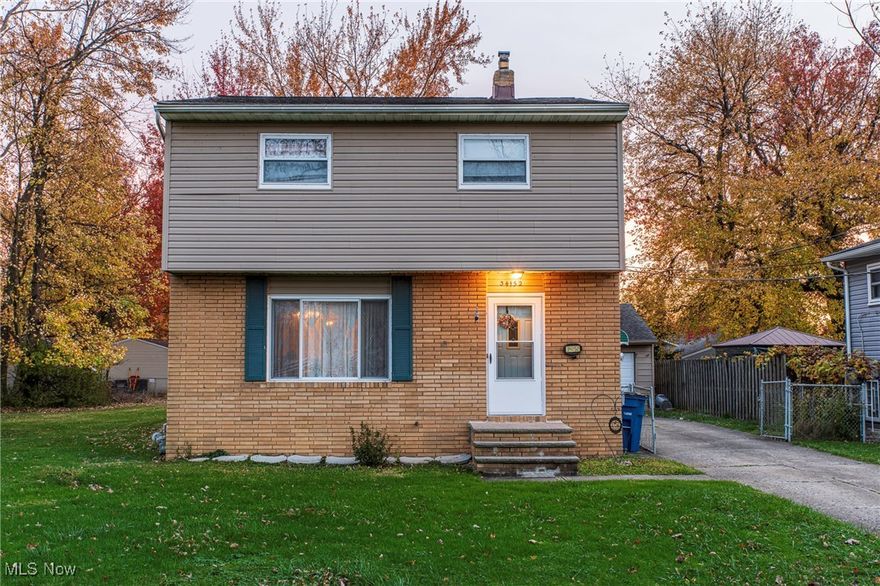 Welcome to this classic 3-bedroom, 1.5-bath Colonial, nestled on a quiet dead-end street. Offering a perfect blend of charm, privacy, and convenience, this home features a traditional layout with a spacious eat-in kitchen. Sliding doors lead from the kitchen to a deck and pavilion, ideal for relaxing or entertaining, and overlook a large, fenced backyard—perfect for pets, play, or weekend gatherings. There is also a small barn for yard equipment or toys! Upstairs, you’ll find three comfortable bedrooms filled with natural light and ample closet space. The full bath is centrally located, while a convenient half bath on the main floor serves guests. The lower level offers a generous rec room, a small office or hobby space, and areas for laundry and storage.