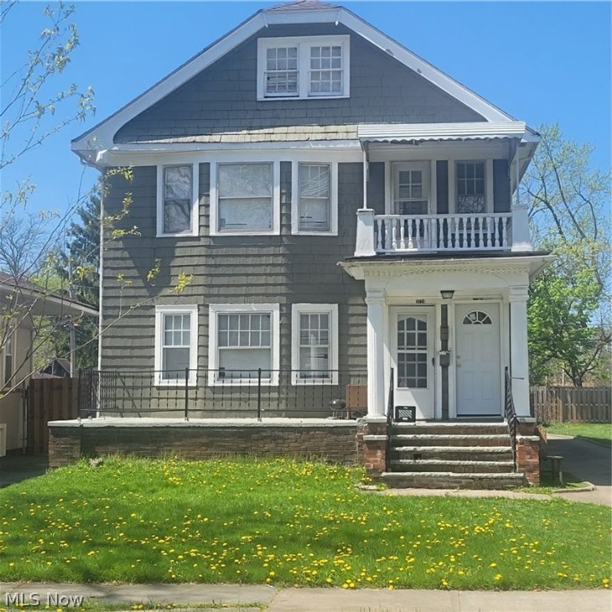 Make your investment dreams come true with this two-family home in Shaker Heights. First floor has Living room, dining room, kitchen and two bedrooms. The upstairs unit has a kitchen, living room, dining room and three bedrooms, with the third being on the third floor. This property also has a three car garage and basement. This home is being sold as is. Point of sale inspection report is available in attachments. Showing for the upstairs unit, occupied unit will be shown upon accepted offer, contingent upon inspection.