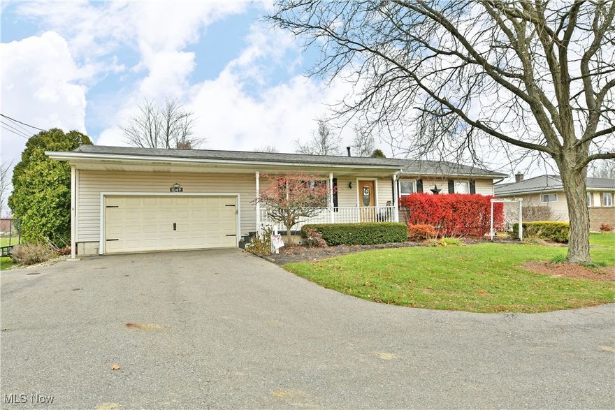 Give thanks this year to beautifully kept ranch homes and their two floors of colorfully inviting living space! Welcome to this Corland delight, waiting to excite your senses with its gorgeous scenic views from its impressive backyard; ready to entertain. Sat far off the road, this residence enjoys a unique location that finds you just seconds away from the shimmering waters of Mosquito Lake and its subsequent parks. You can still thrive without leaving as you explore the multiple, tiered rear deck and patio offerings and a large swimming pool that’s ready for spring. A storage shed and play area complete the backyard. Step inside to find a welcoming formal dining room as hardwood flooring is warmed by sunshine spilling through the picture window. Around the corner, additional casual dining space overlooks an engaging kitchen and its lovely tile work that offsets the custom cabinetry. The rearward family room wows with a gas fireplace and overhead skylight that joins both tall windows and sliding doors leading to the backyard oasis. Down the main hall, a daring full bath continues the quality while three bedrooms beckon you near with bold colors and plenty of style. The oversized master suite takes advantage of a full private bath and walk-in closet with dressing area. A finished basement rounds things out with a lower family room, bonus potential bedroom and laundry services.