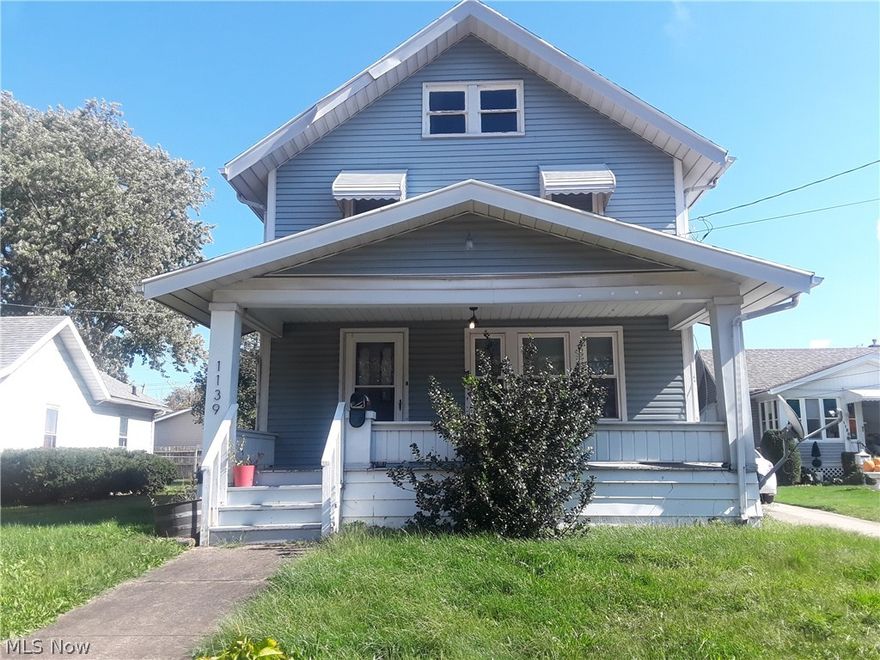 Much larger than an average two bedroom home! EASY TO SHOW! Now a GO N SHOW! Covered front deck enters into living area and dining area with hard wood flooring. Living room and dining room freshly painted in neutral color which accents the hardwood trim. Extra addition on back of home which could be used an office, playroom, family area, or turned into a first  floor sleeping area. Nice updated bathroom on second. Master bedroom is huge with hardwood floors and spacious closet, the second room is carpeted and with a cozy neutral décor. Basement is spacious and clean. One car garage and nice backyard.