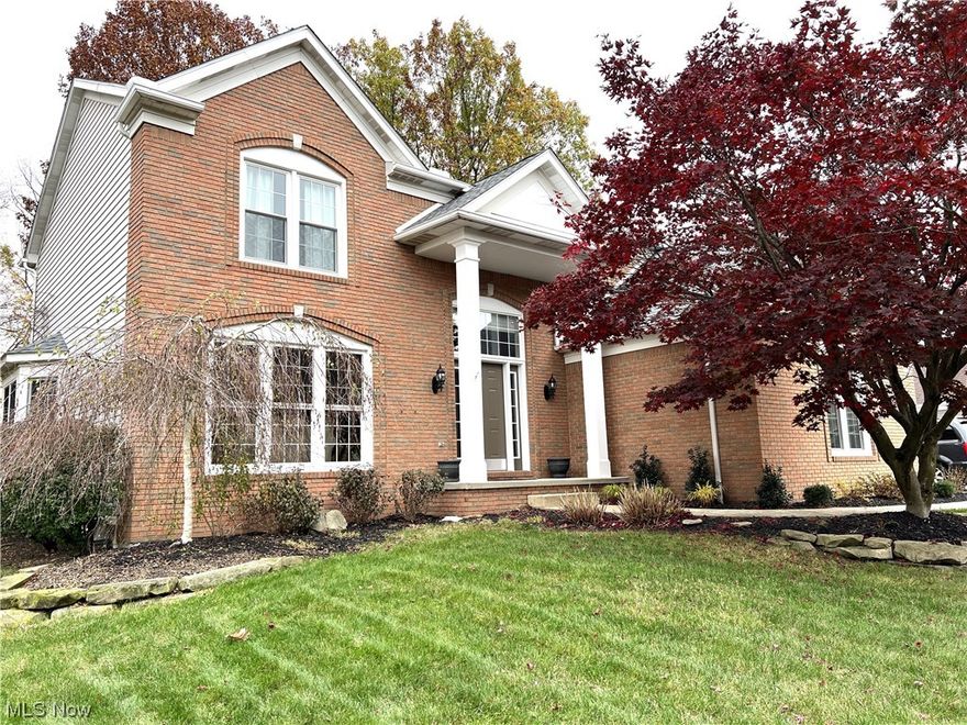 Beautiful 4-bedroom colonial in the desirable Woods of Strongsville neighborhood. This home is located
on a private cul-de-sac street. You enter the large foyer into the spacious living room and dining room
with bow window overlooking the yard. Hardwood flooring in the foyer and eat-in kitchen. The kitchen
features great counter space, a large island, and easy access to the deck perfect for entertaining. Off the
kitchen is a family room with gas fireplace, custom window treatments and nearby updated half bath.
On the second level you will find 4 spacious bedrooms with newer wood flooring and a laundry area on
the second floor. The spacious master suite includes vaulted ceilings and updated master bath with
custom cabinetry, vaulted ceiling, double sinks, soaker tub, and separate shower area. In the lower level
you will find the large, finished rec room with built-in cabinets and a separate finished area perfect for
an office, work out room, or playroom. The exterior of the home is gorgeous with a rare side entry
garage, very large deck, 10 x 16 shed, and plenty of space for family activities in the treed yard. This
home is within walking distance to Kinsner Elementary School. Major recent updates include new roof in
2019, HVAC in 2023, updated master bath, and paint throughout. Enjoy the playground and tennis
courts in the development. This is a move-in ready home. Don’t miss it .