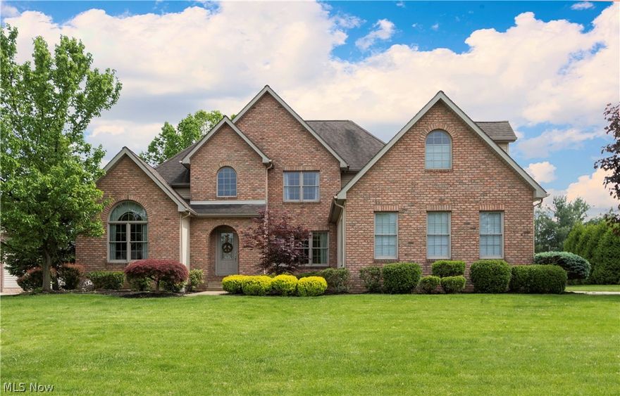 Original owner’s are selling their 4 bedroom home in Canfield’s prestigious Fox Den neighborhood. The first floor boasts a large Great Room with vaulted ceilings, hardwood floors and a gas fireplace and is open to the formal dining room and a 1st floor office. The kitchen features granite counters, stainless appliances, ceramic tiled floors, center prep island, and a breakfast nook. The kitchen also has sliding glass doors leading to the deck and back yard, and also leads to the half bath, laundry room (currently used as mud room, secondary laundry hook ups in basement) & 3 car attached garage. The 1st floor is complete with the master bedroom suite including a stunning master bathroom with vaulted ceilings, double vanity, whirlpool tub & jacuzzi shower! The 2nd floor features 3 bedrooms and a full bathroom. The finished basement has a large game room/ rec room, plenty of storage space, and walk out access. This home is a must see! Call today!