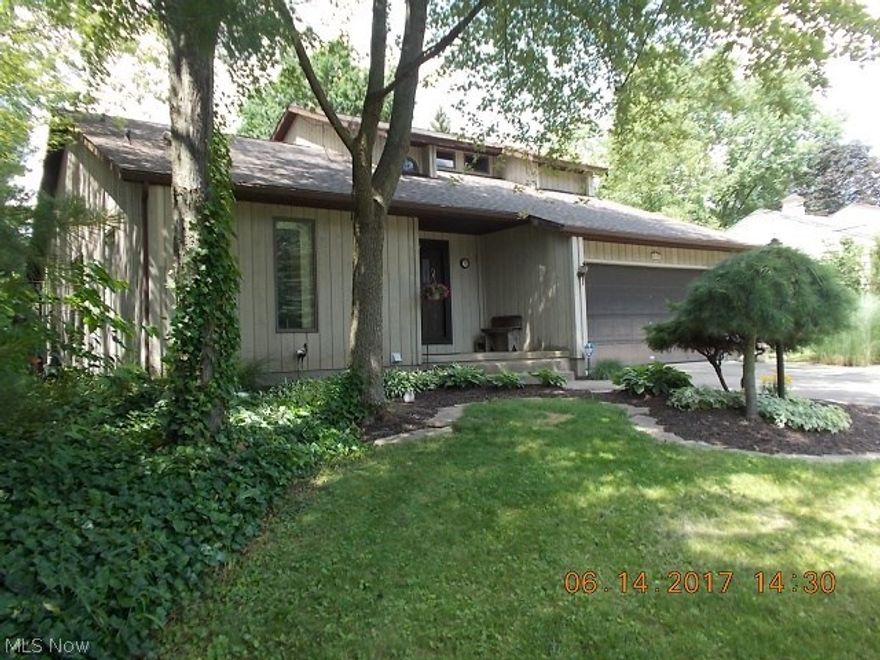 Very Private and well landscaped lot. Features open concept living. Great room with beautiful fireplace and vaulted ceiling. Oak kitchen cabinets. First floor laundry. Master suite has large bath with a jetted tub. Close to all of Wooster's favorite places.