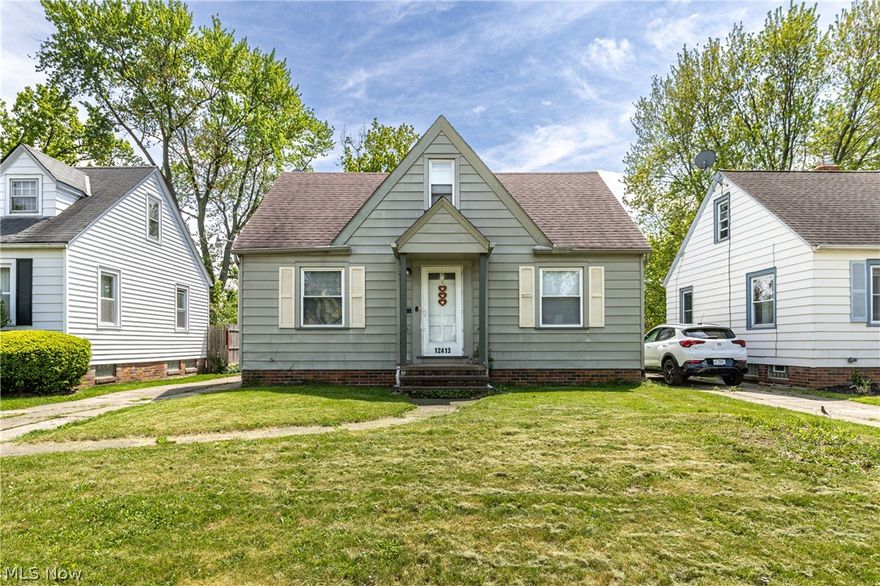 Calling all investors!  Welcome to 12413 Worthington in Cleveland's sought after Westpark neighborhood! This adorable cape cod is tenanted by a long term renter with excellent payment history at $980 per month with a lease signed through 4/30/2025. Eat-in kitchen, living room, two bedrooms and a full bath located on the first level with a third bedroom on the second level. There is potential for a large additional finished space outside of the utility/laundry room in the full basement. Partially fenced in yard with back deck and a paved drive with garage pad for off street parking. Excellent value at this price point!! Conveniently located a few houses down from Worthington park, close to Kamm's Corner shopping, restaurants and nightlife, and easily accessible to major highway access and just a 15 minute drive downtown.