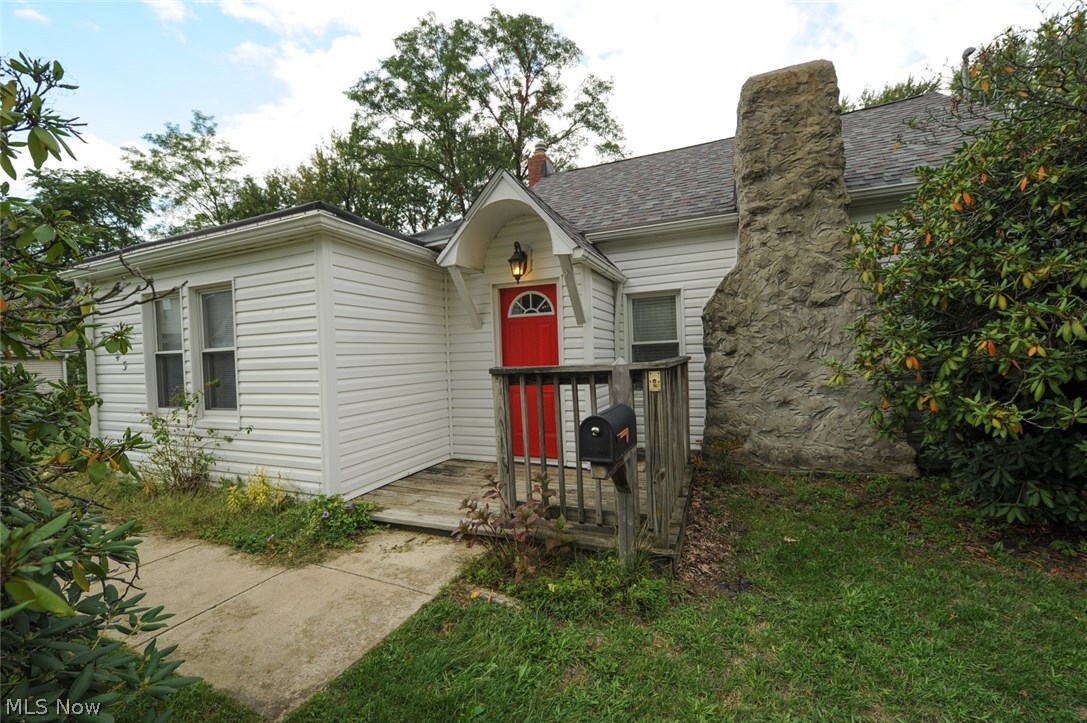 Welcome to this beautiful cottage home! This sweet cape is tucked back from Briner Ave in the center of a half acre + lot. The incredibly large tree lined back yard is already fenced in and has an underground electric fence as well. Beyond the fenced area is MORE green space and a separately fenced in spot for a garden & compost. Enjoy your evenings outdoors around the brick and stone fire pit. There are also 2 large sheds for tons of storage. Front door opens into a nice separate entry with room for coats, shoes and more. Living room, 1 first floor bedroom and upper level have newer carpet with pet pad. Larger 1st floor bedroom also has a gorgeous armoire that stays. Original hardwood floors in hall and 2nd bedroom (also under 1st floor carpets). Living, dining and main floor bedrooms all have ceiling fans. Stunning bathroom with granite top vanity, vessel sink and sharp wood look flooring all within 1 year. Updated kitchen with all the appliances, top of the line exhaust