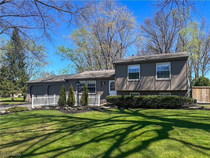 Get ready to move right into this fabulous three-bedroom split-level home that has been freshly painted and nicely updated. Yes, this is on a large corner lot in close proximity to Howland Schools and the center of town, along with easy access to nearby highways. The newly remodeled main bathroom is a dream and complements the upper-level bedroom spaces. The main floor offers an open layout showcasing the living room, dining area, and kitchen with a breakfast and coffee bar. Sunlight pours in from the adjacent sunroom, which provides access to brick patios and ample outdoor space. The lower-level family room is another haven to hang out, entertain and enjoy. A convenient laundry area, half-bath, and storage space can also be found on the lower floor. Recent updates include asphalt shingles and an electrical upgrade. This house has everything you've been looking for - space, style, and a location that can't be beat! Schedule your tour today.