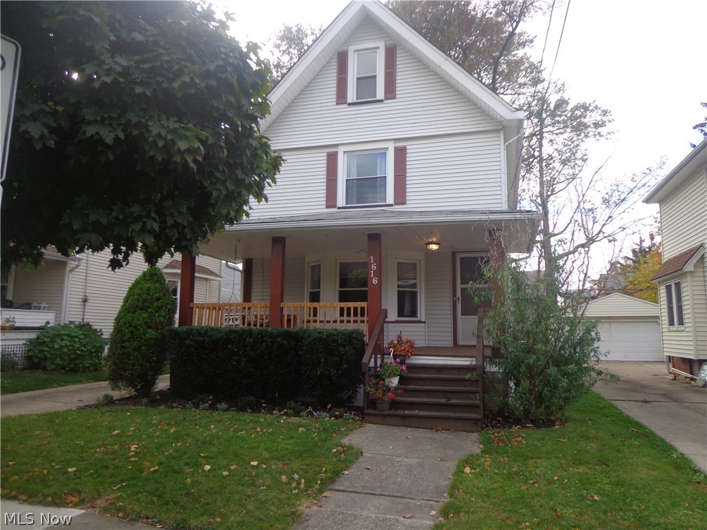 Make and offer! This home is close to restaurants, entertainment, and many other walkable attractions. All Vinyl siding for low maintenance with updated double hung windows throughout. A full size attic makes for a great storage area or perhaps finish for an additional room. A wood deck leads to the back fenced in yard, perfect for those with pets and a 2 car garage. A great asset for those winter months and to avoid dealing with street parking. Wide white base board are present throughout the house and nice tall ceilings open the house well. Hardwood floors are present throughout the house also. There is also a shower in the basement. This house also comes with a home warranty so if unexpected repairs come along within the first year, your covered.