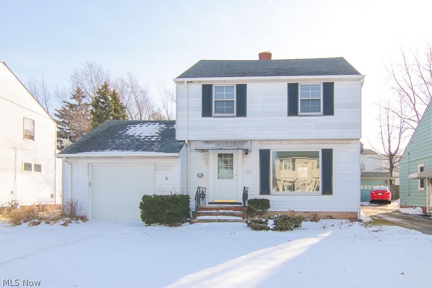 Wow what a spectacular home! This 3 bed, 1 bath updated colonial has much to offer. Walk in through your front enterance to be greeted by gleaming refinished hardwood floors (2017) & woodwork in an open concept floor plan. Great room features large vinyl picture window (newer), a decandant stairwell with wrought iron banisters, and plenty of space for any layout. The 1st floor also boasts a large dining area with new ceiling fan (2017) & an eat in kitchen with beautiful hardwood cabinets, breakfast nook, pantry, and new durable wood-like vinyl flooring (2017)! Travel upstairs to 3 spacious bedroom showcasing more beautifully refined hardwood flooring, abundant closets space, and updated lighting. Walk up attic access! Full bath has been updated and features a new vanity, commode, & flooring (2017). Lower level offers a finished rec room, laundry area, and space for a workshop or tinker space. Whole home has fresh neutral paint! Garage has plenty of room for vechicle & storage plus a ne