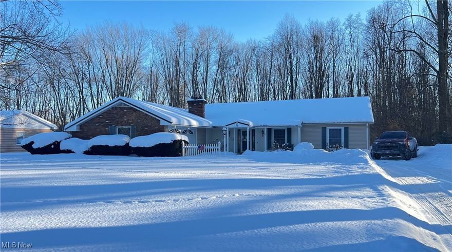 Welcome Home to this Beautiful SAYBROOK TWP. Sprawling Ranch on one-half acre of land! From the Inviting 'covered front porch' to stepping into the large Entryway. Updated Kitchen offers White and Gray Cabinets, Stylish Backsplash, Corian Countertops, Breakfast Bar with 4 stools, SS Appliances. Adjacent is the Open Family Room w/Gas Fireplace which is perfect for Entertaining! Formal Dining Room, Formal Living Room (Bright & Cheery Natural Light from Windows) Down the hall to Master Bedroom, Master Bathroom & Walk in Closet! 3 More nicely sized Bedrooms, one is currently being used for an office. Plenty of closets throughout home for storage. Cant forget about the Vast Sunroom/Recreation (26.5' x 11.2') offering many windows, cabinet/counter space, carpet, Gas Stove Fireplace, inside Hood for the INDOOR GRILL! Very Spacious Laundry area with all mechanicals, storage and a Half Bathroom. WHOLE HOUSE GENERATOR TO BOOT! Attached 2 car garage! Outside to a manicured yard, partial vinyl fencing...Make an appointment today before its gone!