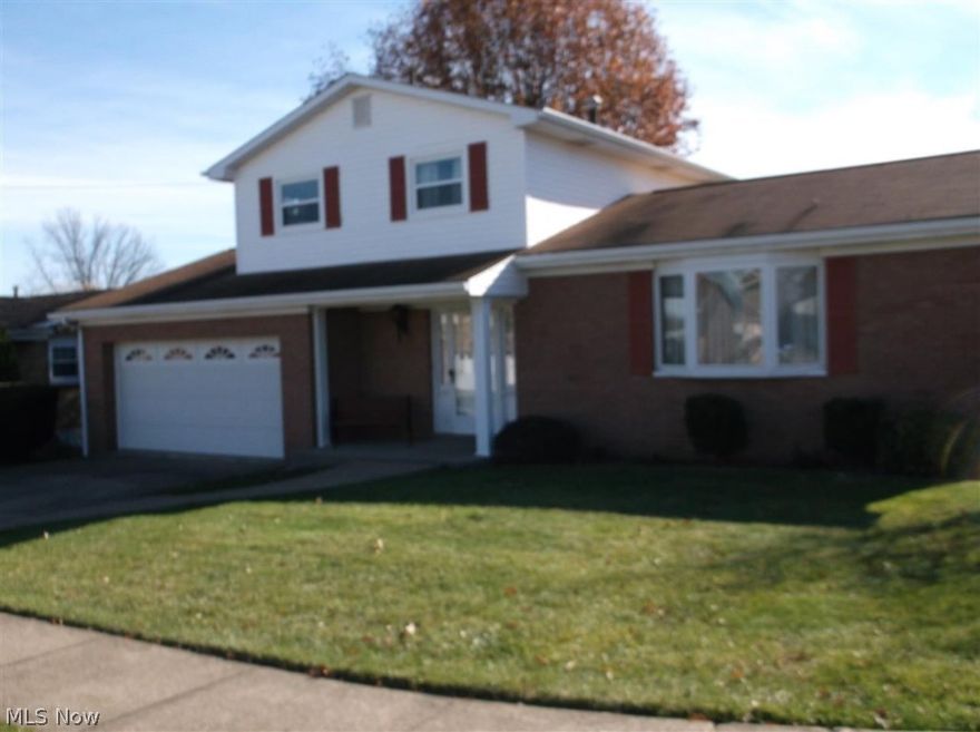 3 BR, 1.5 BA home in Belle Air addition of Weirton Hts on a corner lot. New 200 amp service & grounded outlets, new furnace, new a/c coil, new vinyl replacement windows.  Hardwood floors, equipped kitchen, formal DR & LR + main fl Family rm & sunroom. Minutes from Rt 22, hospital & amenities.