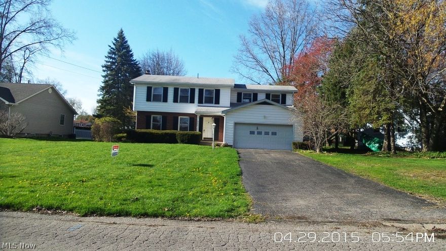 Lots of space to grow in this one!  Four bedrooms, two full bathrooms upstairs with a half bath on the first floor.  Some TLC needed, but the property is priced right for that!  Call today before it is too late!  Property being sold as is.  ***Agents please see remarks below.***