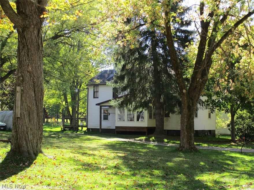 Home was formerly used as a duplex & is currently used a s a single family home. There are 2 electric meters, 2 gas meters & 2 separate entrances. 100 amp service, basement walk out door.