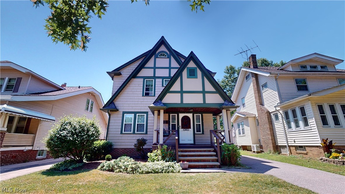 Welcome home to this updated and move-in ready colonial! The main entry features hardwood flooring that carries you from the large living space into the dedicated dining room. Completely redone in 2020, the modern kitchen offers tile flooring, two-tone cabinets, stainless steel appliances, electric stove (gas hookup available), and quartz countertops. Rounding out the main floor is a cozy den/bonus room with tile flooring and convenient access to the back brick patio. Upstairs boasts 4 carpeted bedrooms and the main bathroom which was updated in 2016. The fully waterproofed basement features laundry and storage space. The 2 car detached garage outside offers convenient parking and storage. All appliances stay including freezer in basement. New roof in 2022. Schedule your showing today!