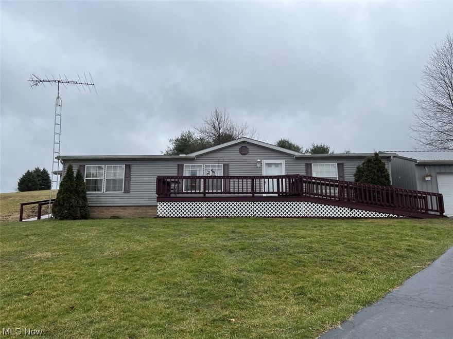 Are you ready for an adventure on your own 10 acre paradise!  Three bedrooms, two full baths, living room dining room and kitchen.  For the hobby lover there is a 24X40 two door garage with concrete floor.  There is also a 16X24 outbuildiing with gravel flooring.  And if that's not enough, you also have a 15X55 outbuilding with a concrete floor and woodburner.  If you like space, this is it.  There is a 2 acre piece of flat ground right over the hill that can be used for camping, target practice or whatever your heart desires.  Blacktopdriveway.  Shed included.  Approximatley 3 acres is wooded. Mineral rights will transfer. Agents please read Broker remarks.