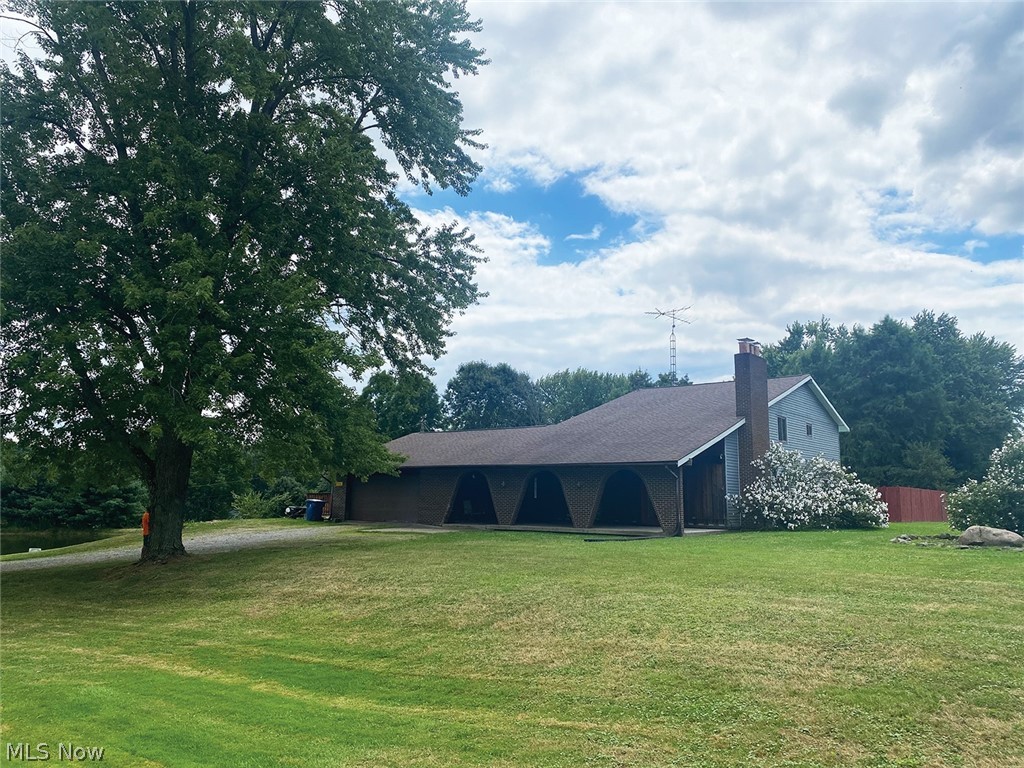 Two-Story Home On 3.7 Acres - Three Bedrooms – 2.5 Baths – Two-Car Attached Garage – Large Front Porch & Breezeway – Large 3.7 Acre Lot With Half Acre Stocked Pond – Inground Pool With Patio – ABSOLUTE AUCTION, all sells to the highest bidder on location. ONLINE BIDDING BEGINS MONDAY – SEPTEMBER 19, 2022 – 10:00 AM and AUCTION LIVE ON-SITE BIDDING WILL BEGIN WEDNESDAY – SEPTEMBER 21, 2022 – 5:30 PM. Real Estate: 2,352 square foot two-story home with spacious front porch and wide breezeway, the main level features a front living room with vaulted ceilings, wood burning fireplace, and sliding doors to the front porch. Kitchen with appliances, dining room, and large family room with additional wood burning stove and sliding doors to patio. The main level also has a half bath and laundry. Extra wide breezeway between home and attached two-car garage with additional finished bonus room off the back of the garage. The second level features a master suite with a walk-in closet and full bath p